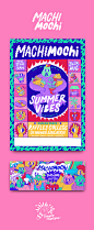 Summer Vibes Poster : Machimochi Art Market Poster