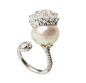A Natural Pearl and Diamond Ring, by Viren Bhagat