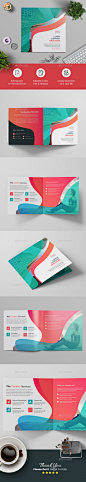 Square Bi-fold Brochure - Corporate Brochures