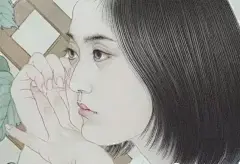何家英说“我一直都认为，工笔画不要拘泥于固定形式，丑也是美。” ​​​​