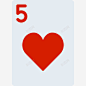 扑克牌赌场5单位图标svg_新图网 https://ixintu.com 单位 扑克牌 赌场5