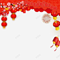 春节喜庆 红色 红色梅花 装饰 元素 免抠png 设计图片 免费下载 页面网页 平面电商 创意素材
