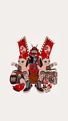 日系极简插画高清手机壁纸