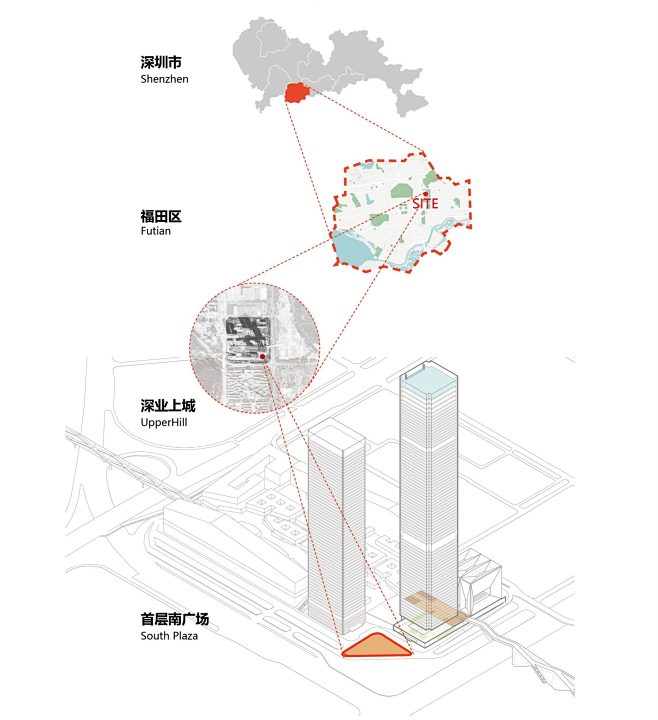 与空间打一场太极：深业上城南广场 / 织...