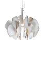 Nightbloom Hanging Lamp 40cm. White. (US)