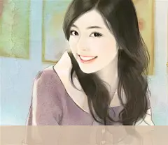 现代插画、人物手绘、素材