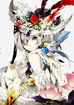 美少女 页面网页 平面电商 创意素材