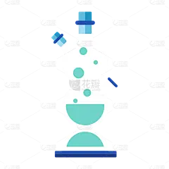 扁平风-教育培训贴纸-化学实验