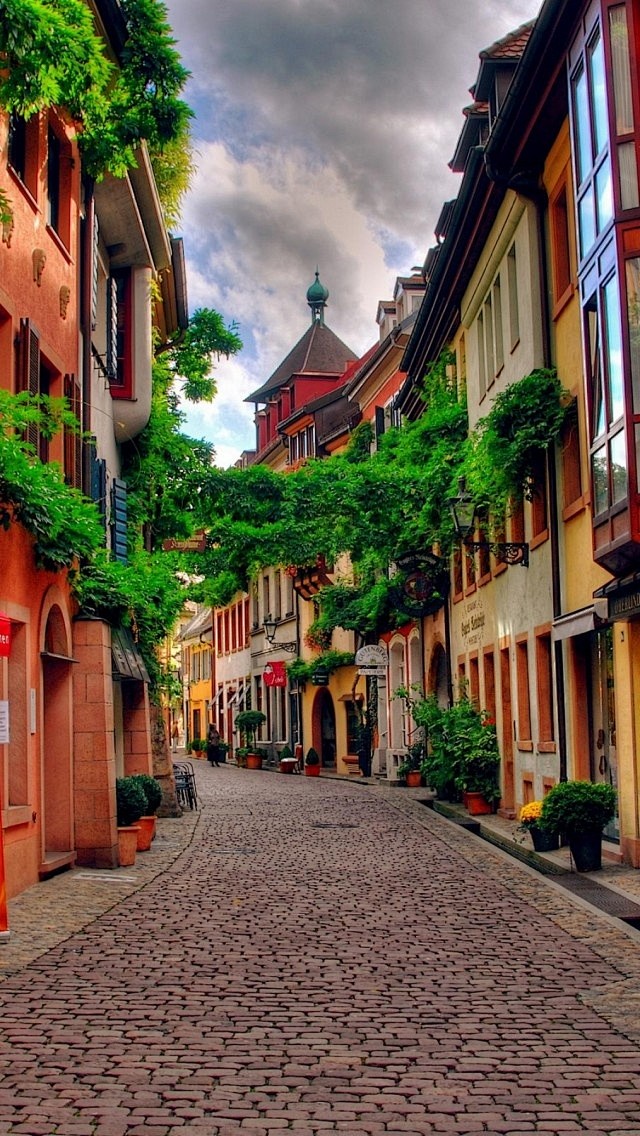 在德国美丽的小镇
