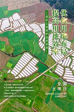 保护地球环境土地荒漠化干旱日节约资源海报