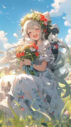 AI数字艺术人物插画-众图网