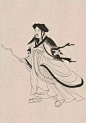 古代白描人物集锦120张