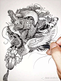 I&B插画丨天了撸！这是中国人画的，秒杀小日本