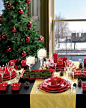Christmas Dinner Table Decoration Ideas #客厅#