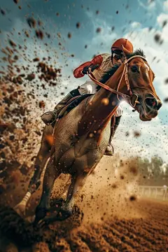 骑马技巧人物运动形象