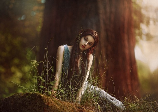 魔幻森女agnieszkalorek人像摄影cnu视觉联盟