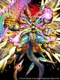 「必勝」の頂 カイザー「刃鬼」 ( 無色 / 赤紅主宰龍.獵人.天頂 )
Cost 11 / Power 14000
■当此生物召唤出场时，对手每有一张护盾，就跟对手真剑胜负一次。之后，我方每赢得一次真剑胜负，你就可以从我方的墓地、魔力区、或是手牌中打出一只猎人到战斗场上。
■三重击破
■永恆Ω-此生物离场时，将其拿回手牌以取代离场