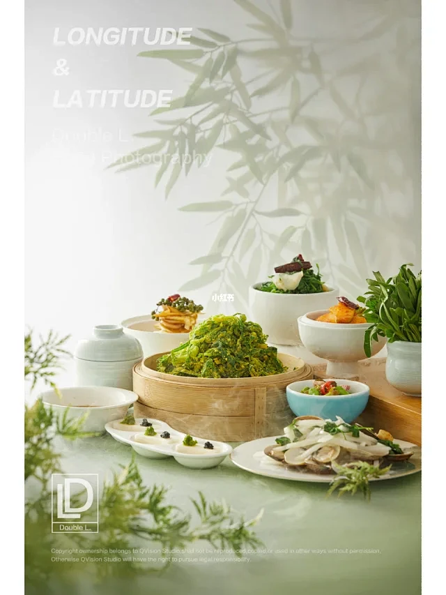 看着就非常败火降躁的菜品～济南美食拍摄