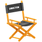 Director Chair - 29款电影3D图标 MOVIE! 3D Icon Pack