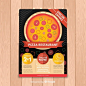 Muestra folleto pizza plano