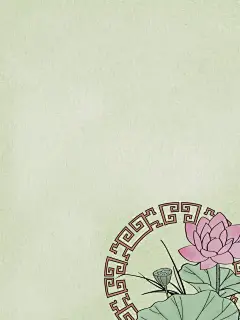 淡雅荷花壁纸 底图素材 国风简约 - 小红书