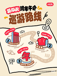 隔壁小黄同学采集到小红书海报