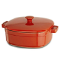 KitchenAid KCLI30CR Streamline Cast Iron 3-Quart Casserole Cookware