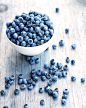 Kitchen Art 8x10 Fine Art Photo Print - FREE SHIPPING Home-Grown Blueberries: 