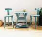 原创设计地中海家具 实木 水母咖啡椅