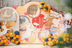 蓝颜魅＆荷采集到国潮美陈