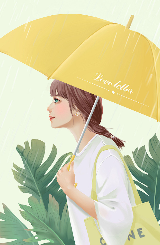 雨 | @不二 - 原创作品 - 涂鸦王...