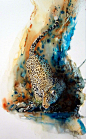 艺术家 Karen Laurence-Rowe 画笔下的野生动物  |  www.karenlaurence-rowe.com ​​​​