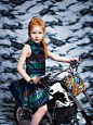 Kenzo fall/ holiday  2013 girls party dress with multicoloured metallic heart detailing