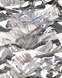 雪山肌理
