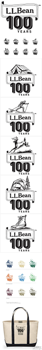 9号品牌设计：#古田路9号# ===== LBean100周年纪念标志 ==== http://t.cn/zWtbAs7