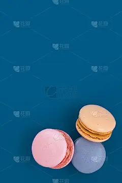 法国的蛋白杏仁饼干饼干。食品的背景