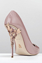 Ralph and Russo 'Eden' Heel Pump with Rose-Gold Heel: 