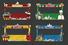 美食街摊位背景板-志设网-zs9.com