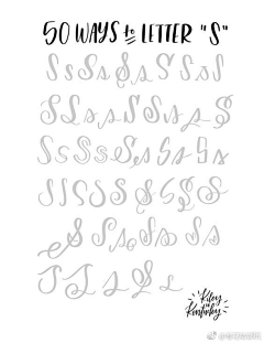 雨殇·采集到BrushLettering