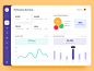 Performance Overview V 1 webapp chart overview hospital medical saas crm dashboard creative clean ui ux