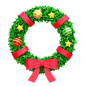 Christmas Wreath  3D Icon