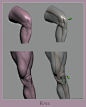 #绘画参考# 膝盖的绘制参考 ​​​​