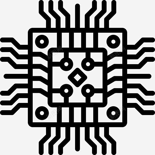 硬件电路板主板图标高清素材 免费下载 页面网页 平面电商 创意素材 png素材