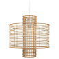 Deco 1-Light Pendant, Almond