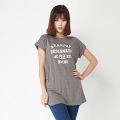 韩国代购正品 iampretty 2014夏款新款纯色休闲V领短袖T恤 - iampretty