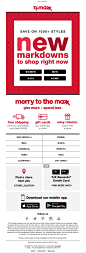 TJ Maxx : NEW Markdowns: Ready, GO! | Milled