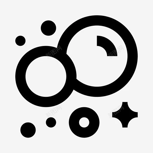 气泡清洁泡沫图标 设计图片 免费下载 页面网页 平面电商 创意素材图片_icon图标图片素材-花瓣网