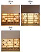 新中式展示柜茶叶专用摆放架茶具精品架陈列式多宝阁展示架博古架-淘宝网