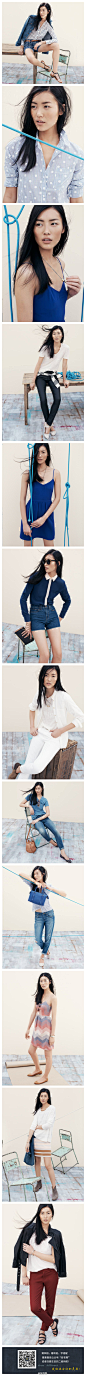 刘雯 Madewell2013秋季广告，主打简约、时尚又充满活力的美式休闲风~