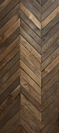 RECLAIMED FRENCH Oak Chevron Large